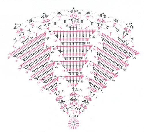 Новогодняя салфетка