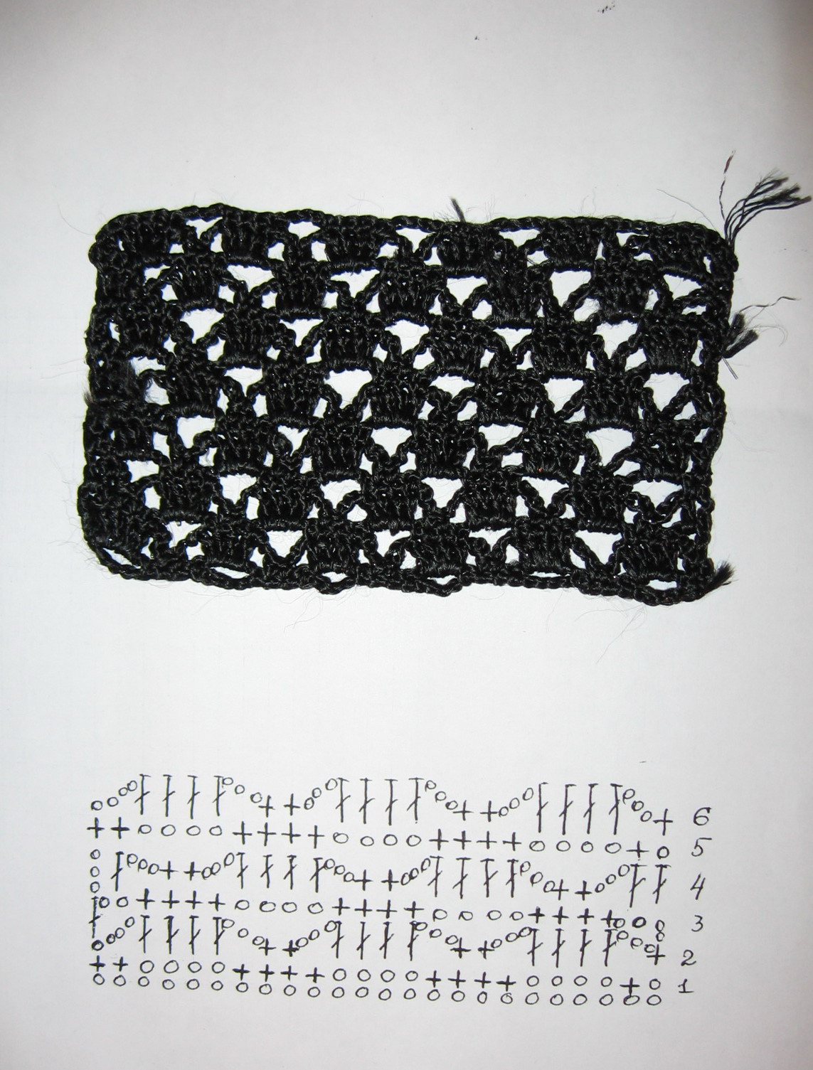 Узор № 2. Черное платье