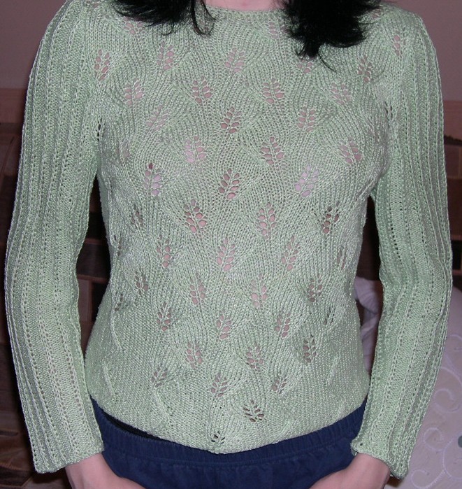 дочкин джемперок их х/б. Мои работы