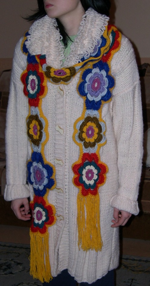 шарф их Космополитена. Мои работы