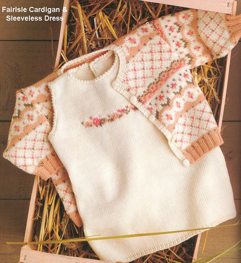 Первоисточник для жаккардового жакетика. Мои работы