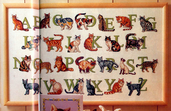 Cat Alphabet. Cats
