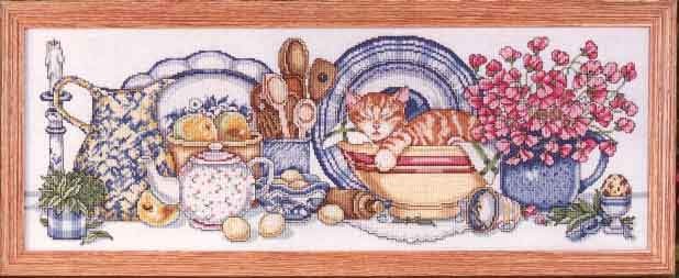 Design Works 'Country Cat Nap'. Cats