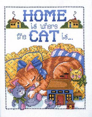 Design Works 'Home is Where Cat Is'. Cats