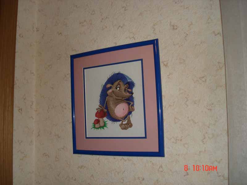 ежик. Работы моей мамы