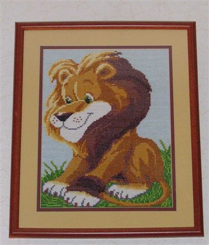 Львёнок. Мои вышивки