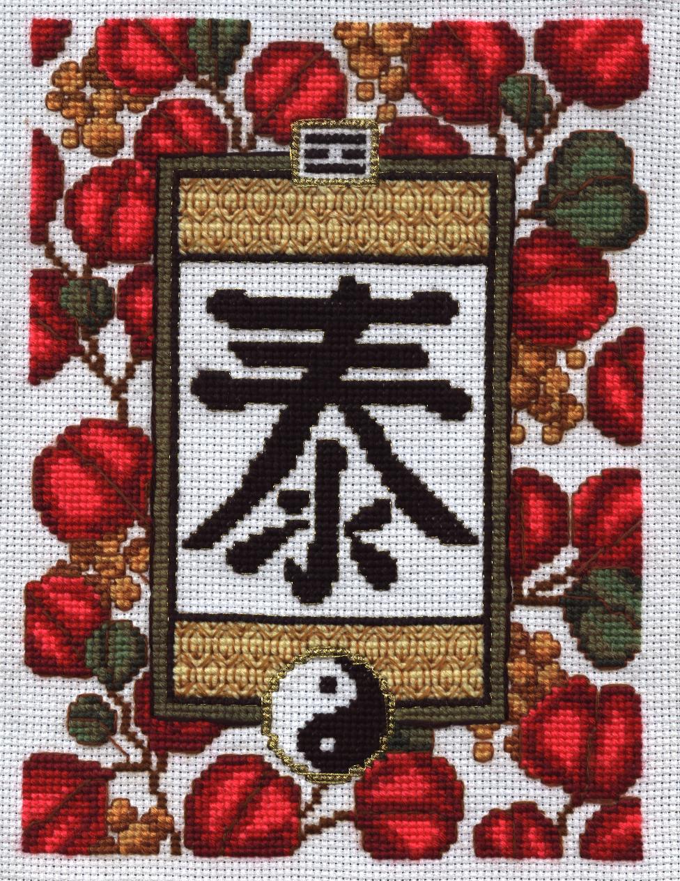 Вышивка крестом в японском стиле