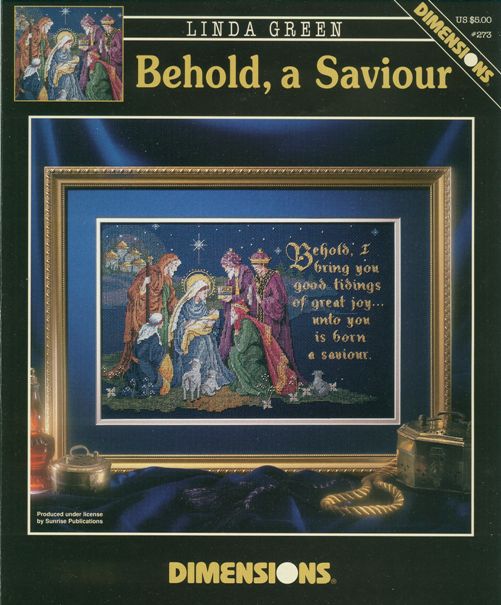 DIM_273 Behold, a Saviour. Dimensions