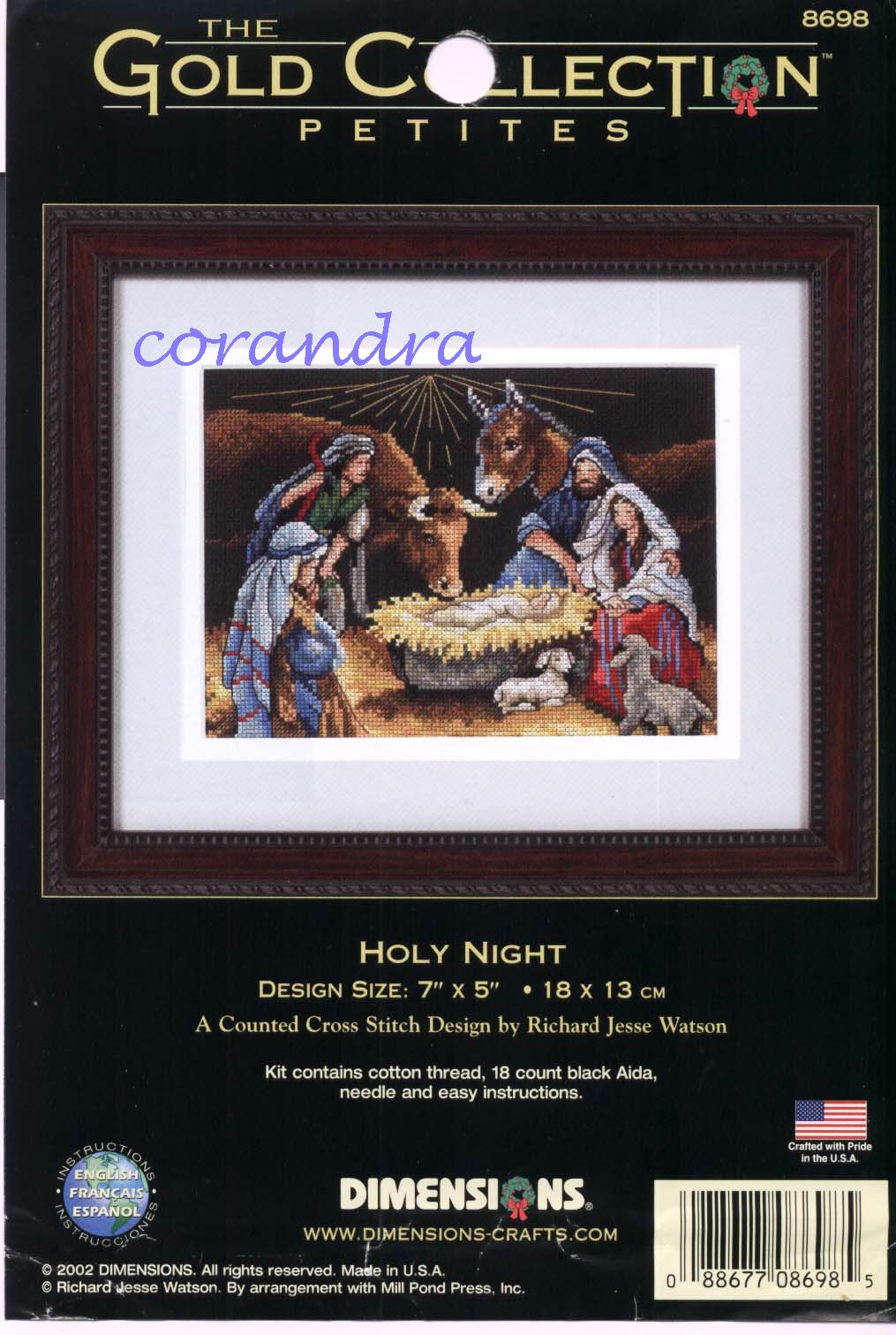 DIM_08698 Holy Night. Dimensions