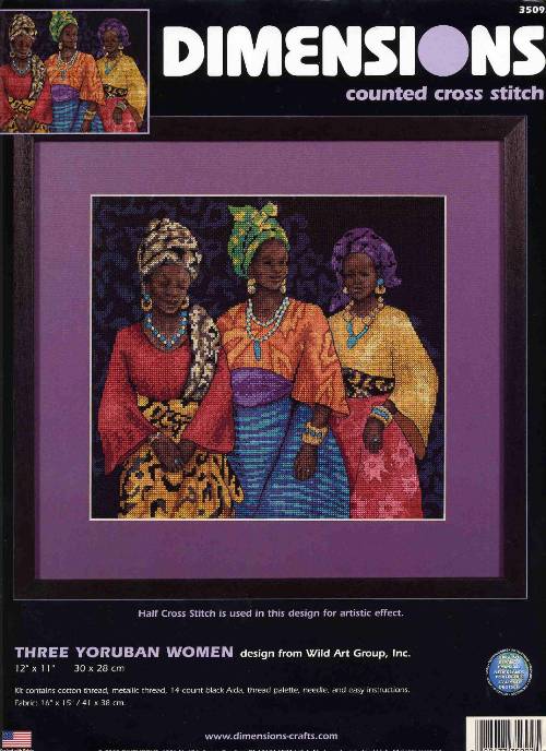 DIM_3509_three_yoruban_women. Dimensions