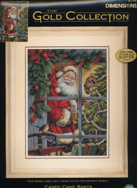 DIM_08734_Candy Cane Santa. Dimensions