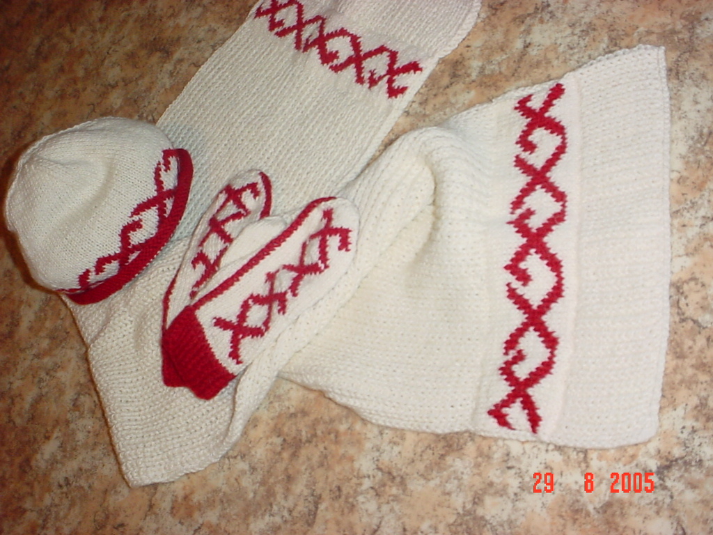 Комплект. Вязание