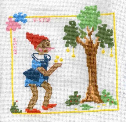 Kołderka nr 149 dla Oli 1. Kwadraciki kołderkowe