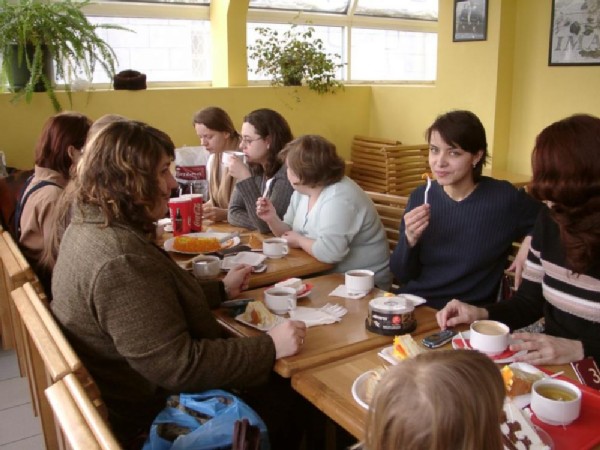 Общество вышивальщиц. Встреча в январе 2005г.