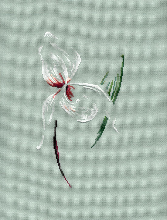 Орхидея от DMC. Мои работы