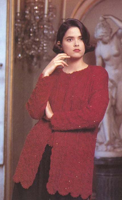 Жакет с бусинами (узор). жакеты, жилеты, костюмы