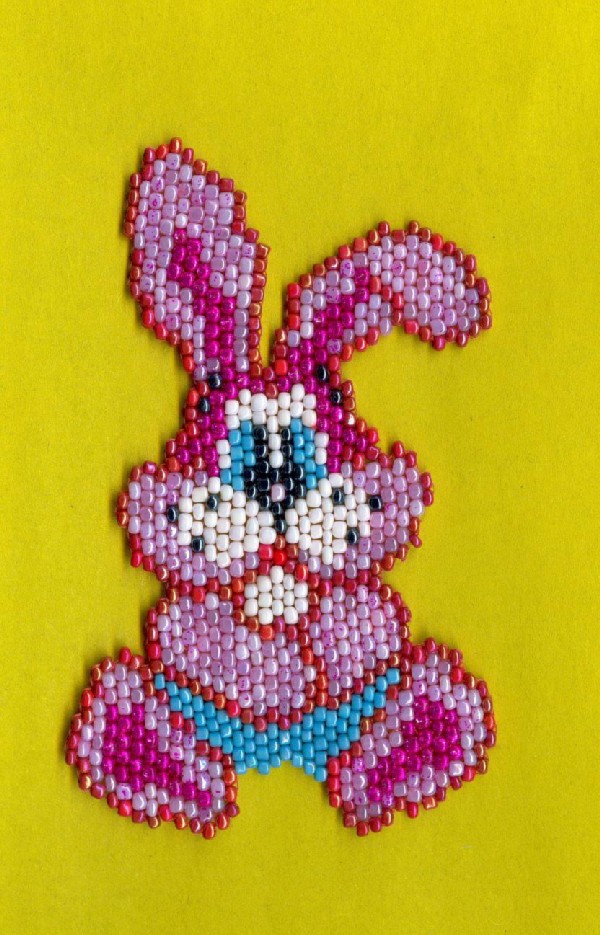 Кролик 'Лапочка'. БИСЕР