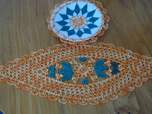 комплект двух салфеток . Мои работы