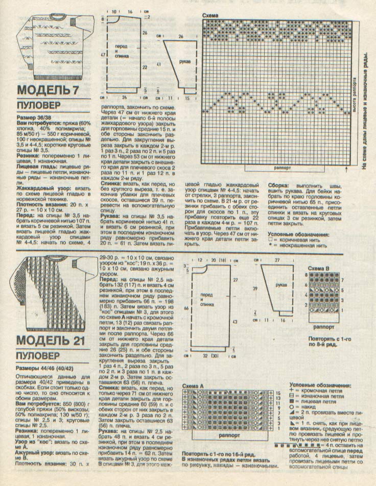 Журнал бурда вязание спицами со схемами для женщин