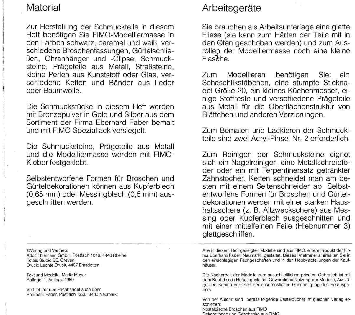 Neue Schmuckkreationen aus Fimo