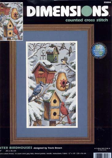 35004 winter birdhouse. DIMENSIONS 35000-39000