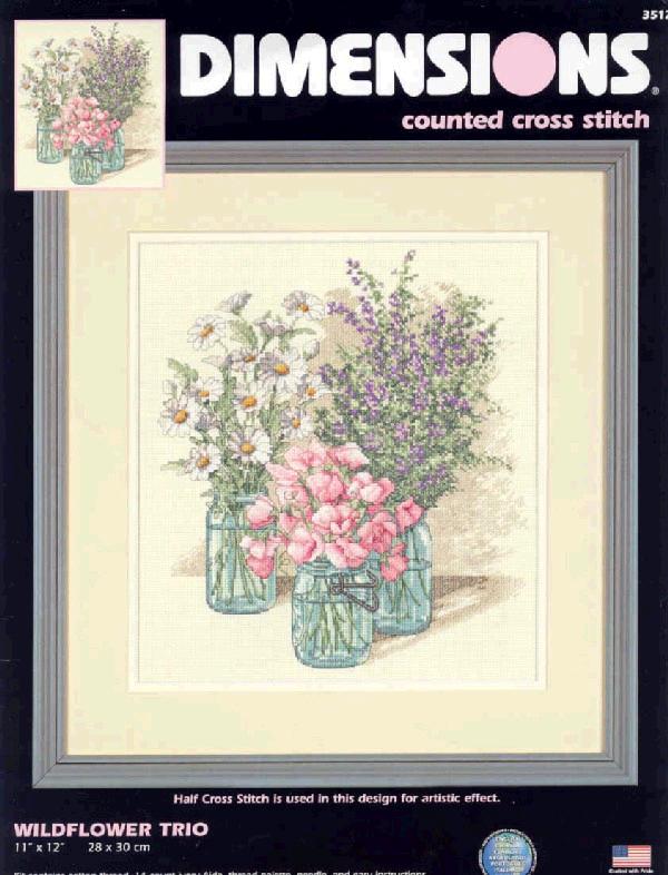 35122 wildflower trio. DIMENSIONS 35000-39000