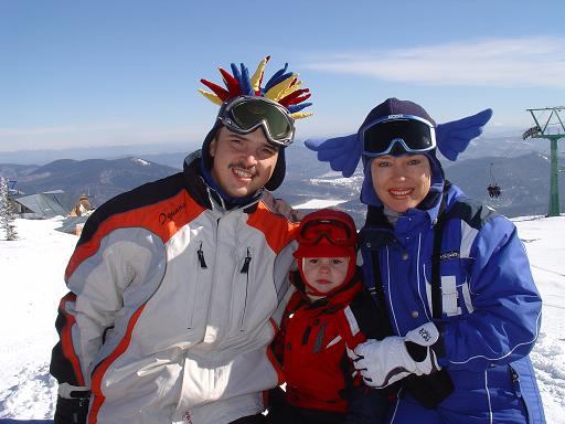 Мы на горе. Гора Зеленая(Шерегеш)2,5 года Матвею