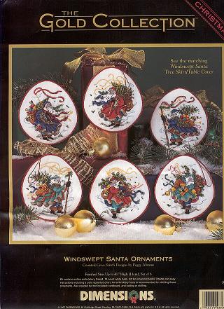 8449 windswept santa ornaments. DIMENSION 8000-9000-11000