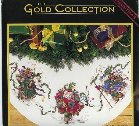 8529 santa windswept tree skirt. DIMENSION 8000-9000-11000