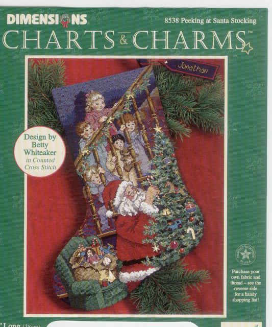 8538 peeking at santa.... DIMENSION 8000-9000-11000