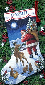 8683 santa´s arrival stocking. DIMENSION 8000-9000-11000