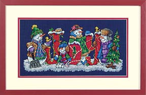 8690 joyful snowmen. DIMENSION 8000-9000-11000