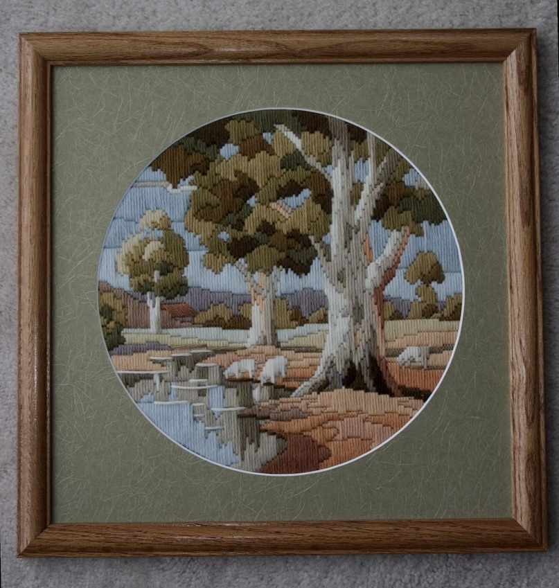 Деревья от Semco. Вышивка шерстью
