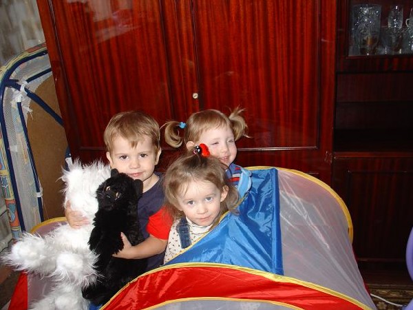 Трое в палатке ,не считая кошек. Москва 1-3 марта