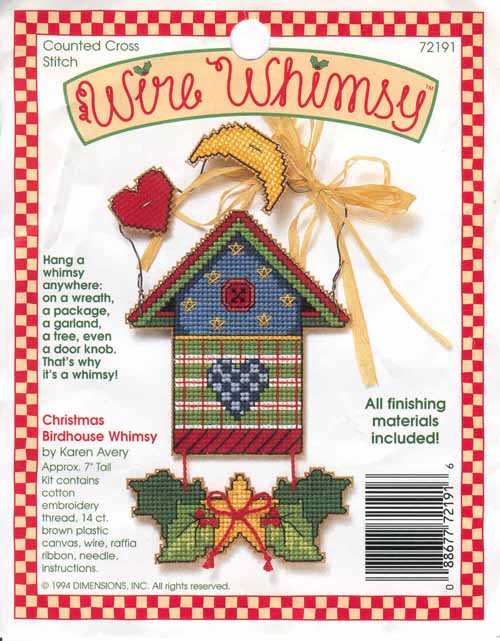 72191 christmas birdhouse whimsy. DIMENSIONS 72000