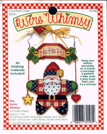 72195 star santa whimsy. DIMENSIONS 72000