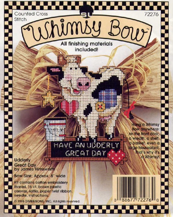 72276 udderly great day. DIMENSIONS 72000