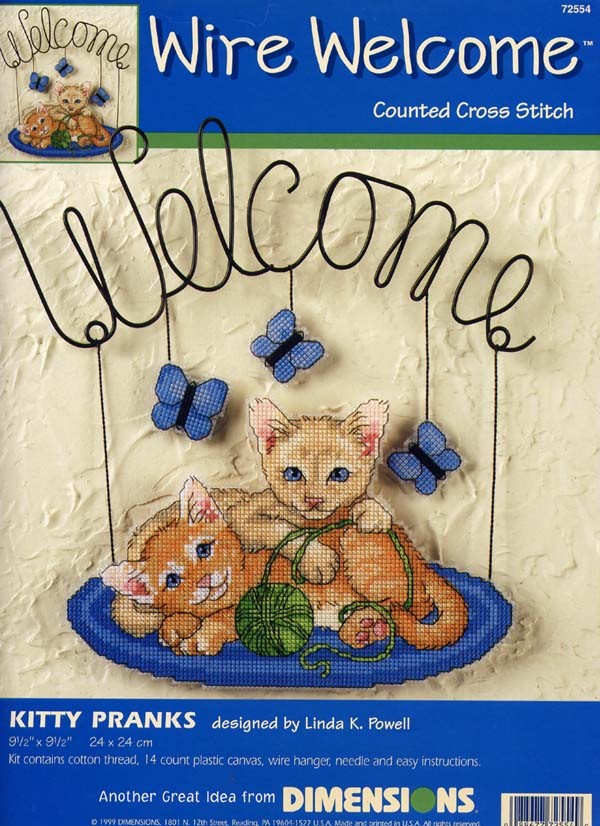 72554 kitty pranks wire. DIMENSIONS 72000