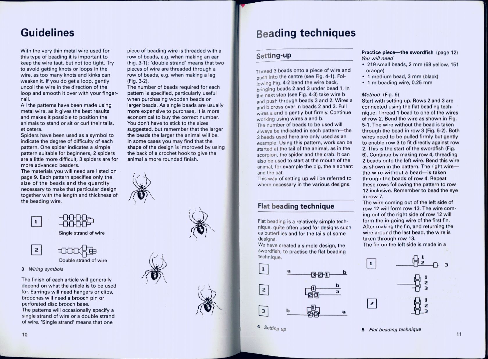 Beaded animals in jewerly