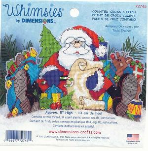 72745 whimsies santa. DIMENSIONS 72000
