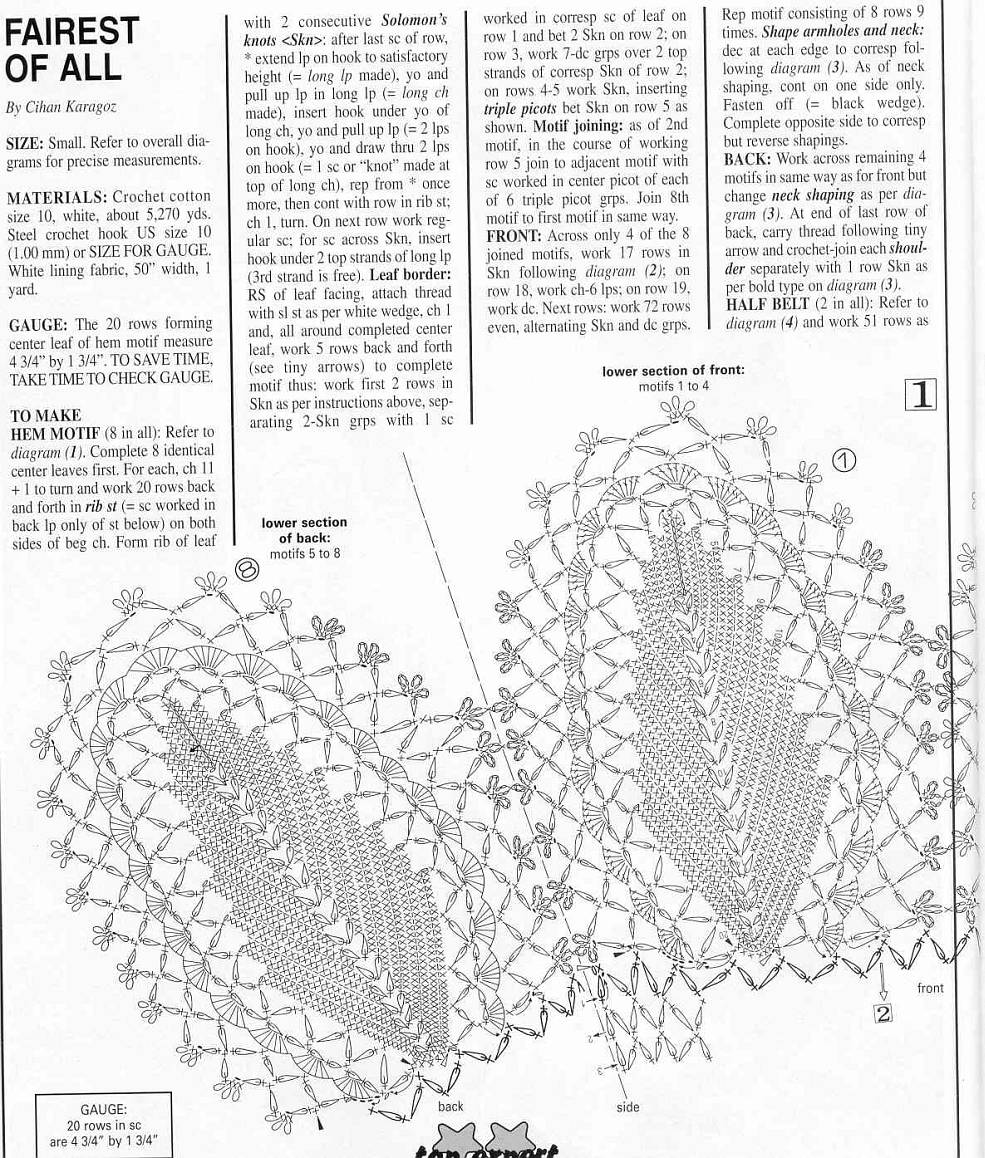 Thread followed. Magic Crochet 118.