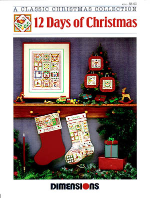 172- 12 days of christmas. DIMENSIONS 100