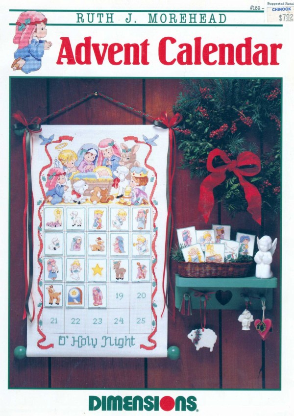 189 advent calendar. DIMENSIONS 100