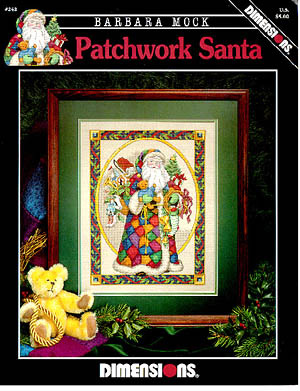242 patchowork santa. DIMENSIONS 100