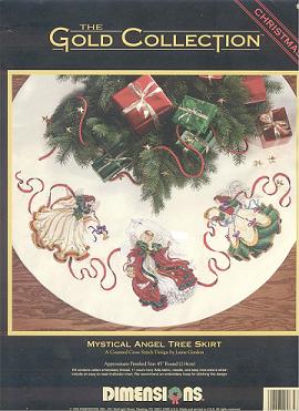 8474 mystical angel trees skirt. DIMENSION 8000-9000-11000