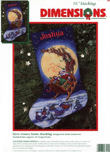 8492 here comes sanra stocking. DIMENSION 8000-9000-11000