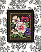 35073 pansies on toile. DIMENSIONS 35000-39000