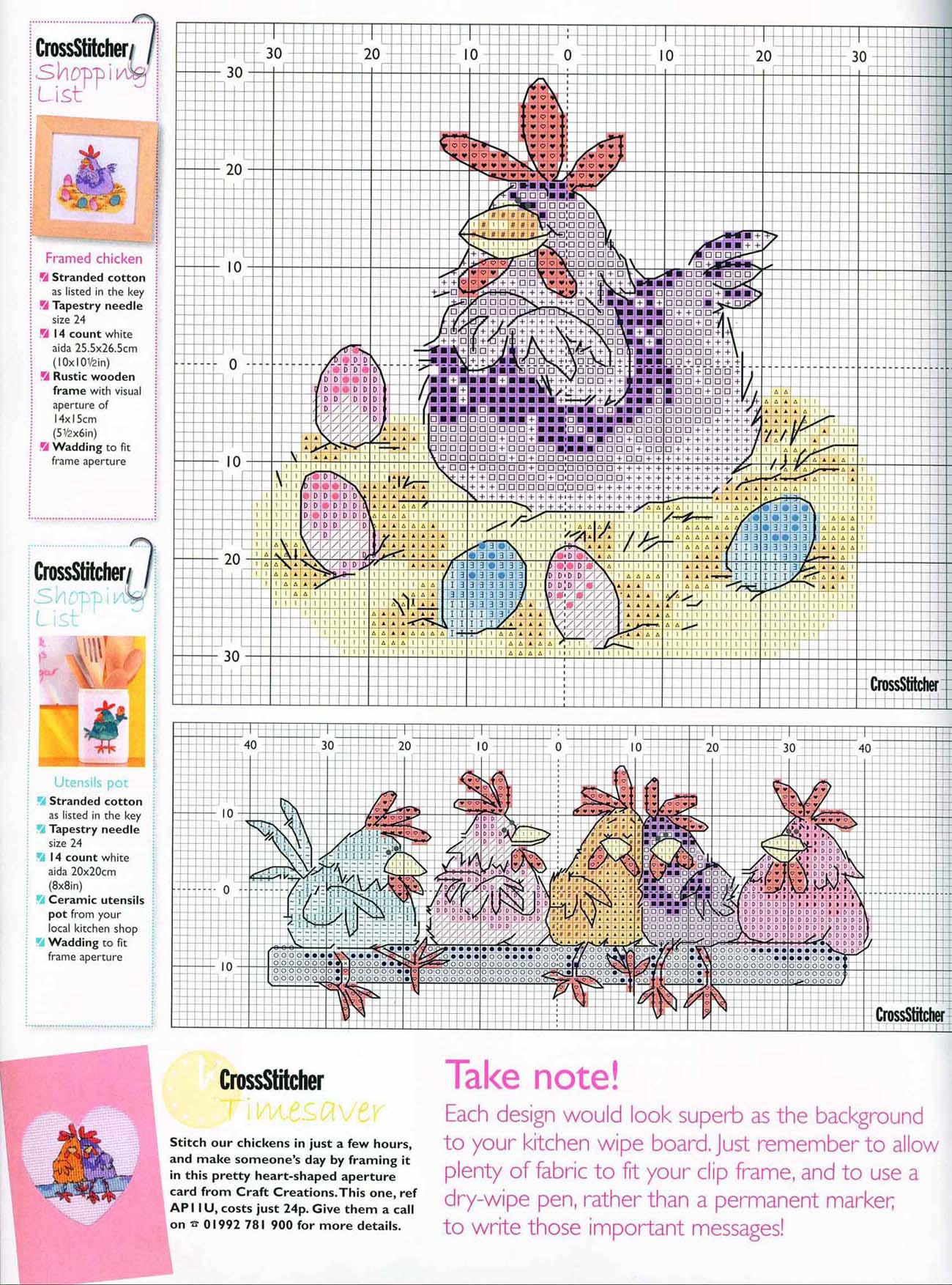 Схемы пасхальных курочек