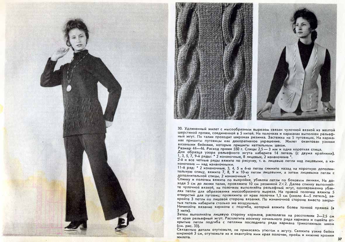 модели вязаных изделий (И.П.Мартыненко)