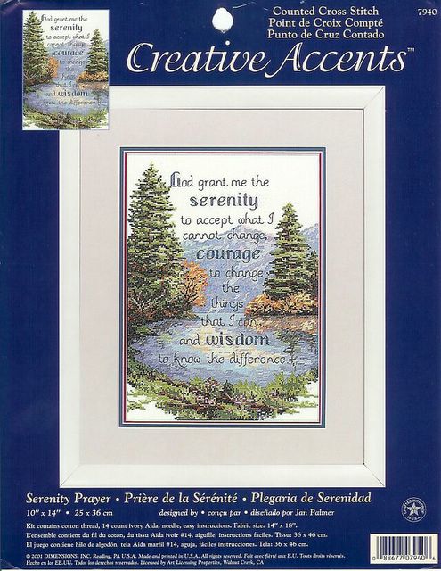 7940 serenity prayer. DIMENSIONS 6000-7000